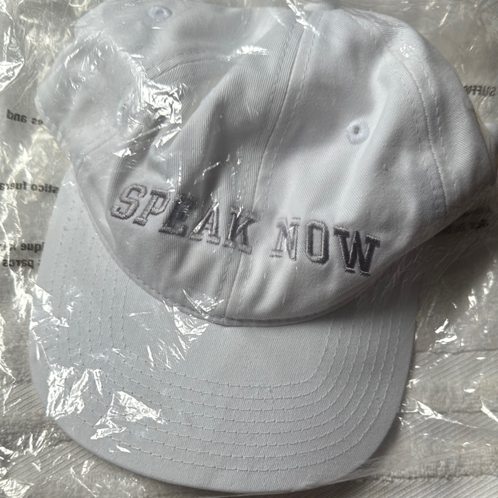 Speak Now Swifties! Speak Now Taylor’s Version Hat with Embroidered Text